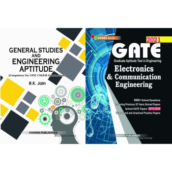 Gate Electronics and Communication Engineering with General studies and engineering aptitude 2 vol combo set